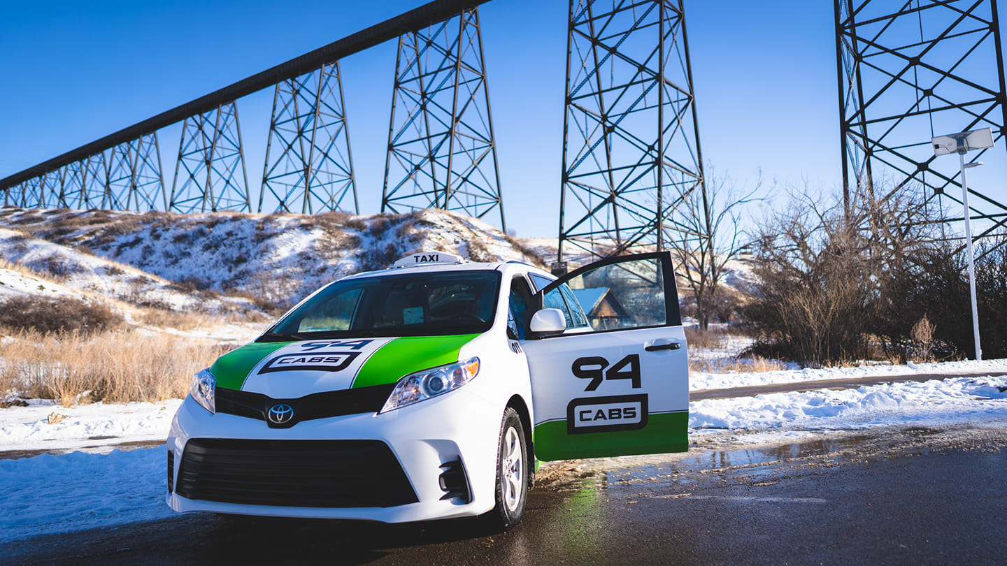 94 Cabs Modern Taxi Fleet in Lethbridge